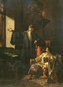 unknow artist, Tsar Ivan the Terrible and the priest Sylvester